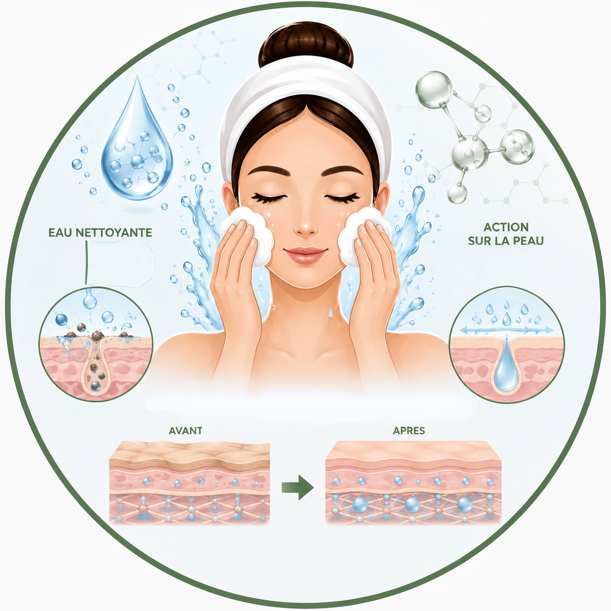 Nettoyage de la peau